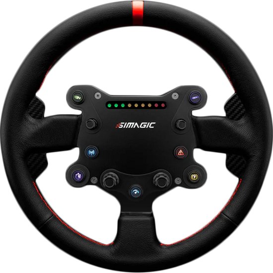 Simagic – GTS – Round Racestuur Leer